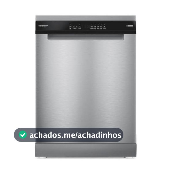 Lava Louças Brastemp 14 serviços com Smart Sensor Inox BLF60AR