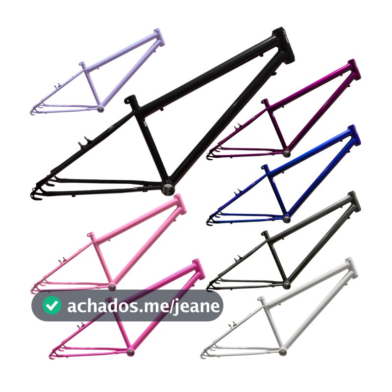 Quadro Aro 26 Reduzido Estilo Bh Bike Rebaixado Tipo Samy Ultra Freio V-brake Standard Sem Garfo