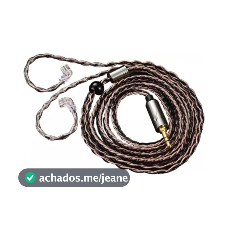 Cabo Premium Para Fones De Ouvido Retorno De Palco - Qkz T1