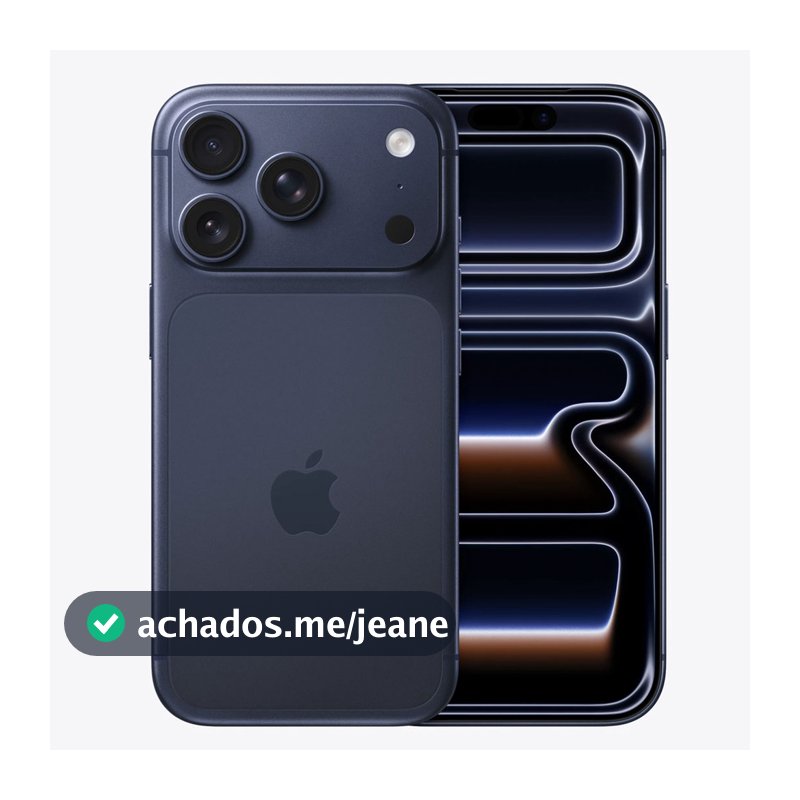 Celular Apple iPhone 17 Pro 256GB 512GB Azul Tela 6.3" Câmera 48MP Super Retina XDR 5G NFC