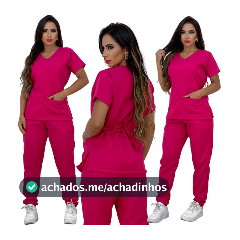 Pijama Hospitalar Cirúrgico Scrub Feminino Acinturado Varias Cores Tamanhos