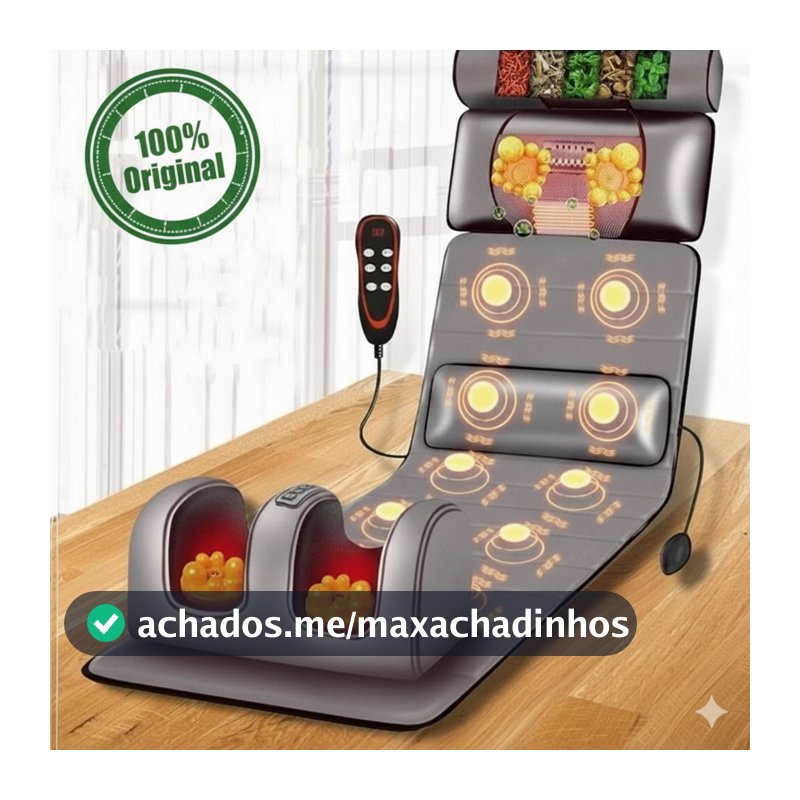 Colchão Massageador Multifuncional Corpo inteiro colchão almofada Instrumento Elétrico Massagem Profissional em casa