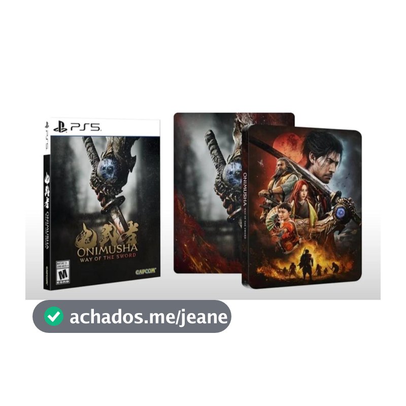 Onimusha: Way of the Sword - Edição Steelbook - PlayStation 5