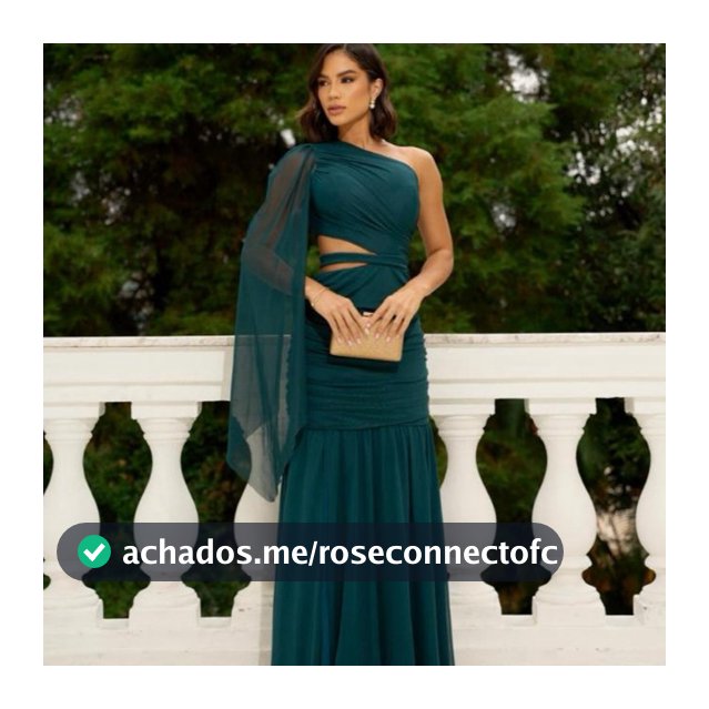 Vestido Glamour Verde Esmeralda Um Ombro Com Capa Festa/Convidada/ Madrinha.Tecido Tule Liso Com Forro E Bojo 38-42