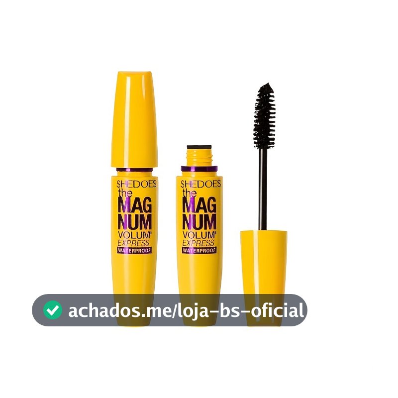 Rímel À Prova D'água De Longa Volume E Curvatura De Vison Cílios Postiços-Amarelo Natural Duradouro Não Desbotado
