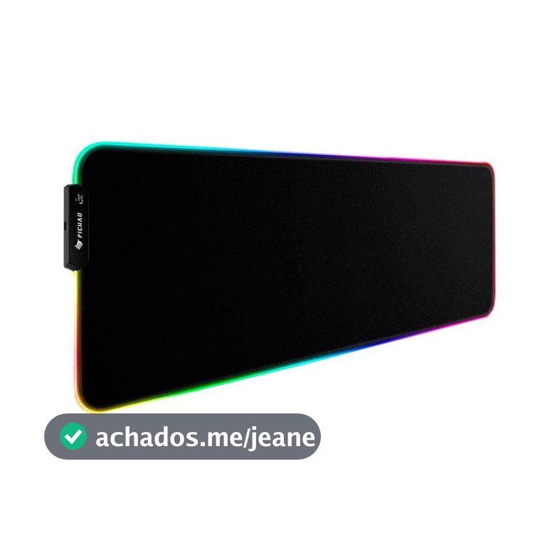 Mousepad Pichau Stellaris, RGB, Grande, 780x380x3mm, Preto, PCH-STRG-RB01