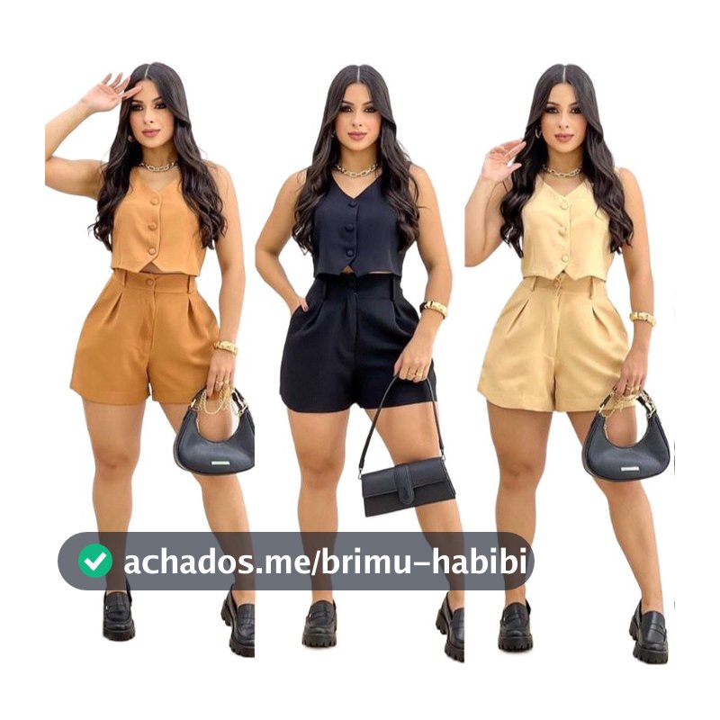 Conjunto alfaiataria, colete moda gringa, social luxo