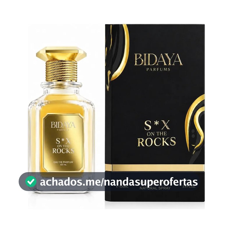 Perfume Árabe Bidaya Sex On The Rocks | Fragrância oriental unissex Original 100ml