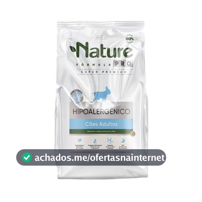 Ração Super Premium Nature Pró Hipoalergenico para Cães Alérgicos 2kg