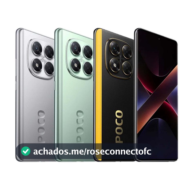 celular Poco Xiaomi X7 5G 512GB / 256GB Dual Sim 5G COM NFC Versão Global Original Lacrado e Pronta Entrega com garantia