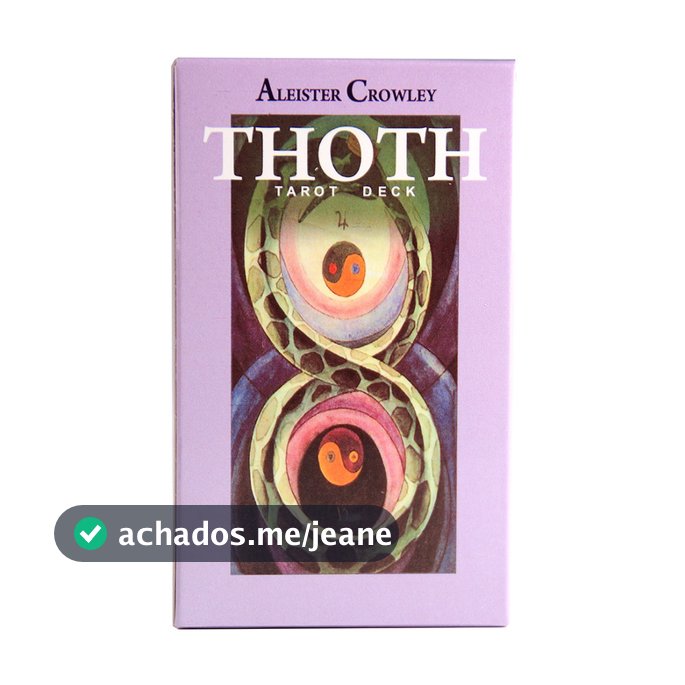 78 Peças Cartas De Baralhos Alester crowley thoth Tarot Deck Jogo Palying Para Festa Game