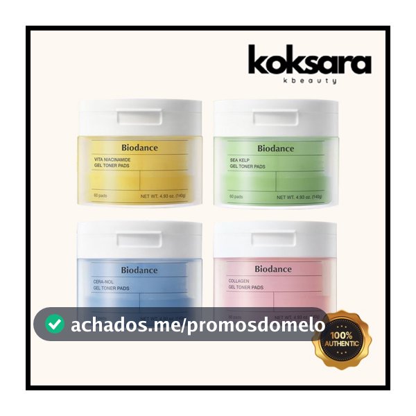 biodance gel toner pads 140g 60pads 4types(ceranol,collagen,Sigelp,Vita Tone Up)