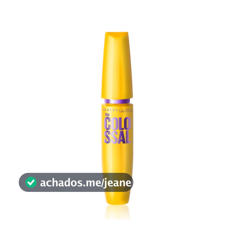 Máscara de Cílios Lavável, Longa Duração, 9x Mais Volume, Cor Preto, The Colossal Volum' Express Maybelline NY, 8ml