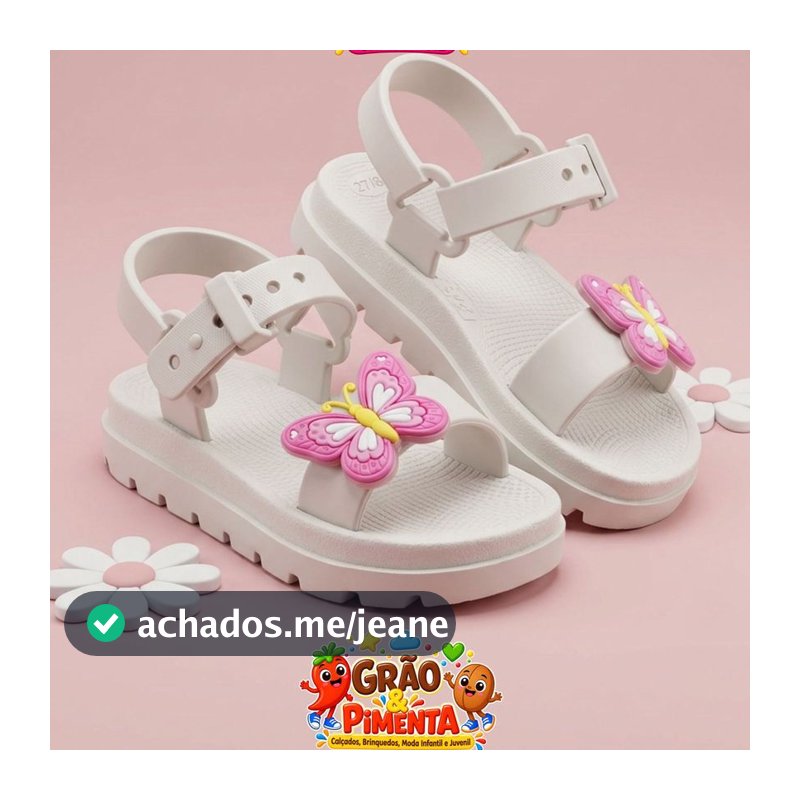 sandália papete infantil menina varias cores Verão Ajustável Macia e Confortável Leve