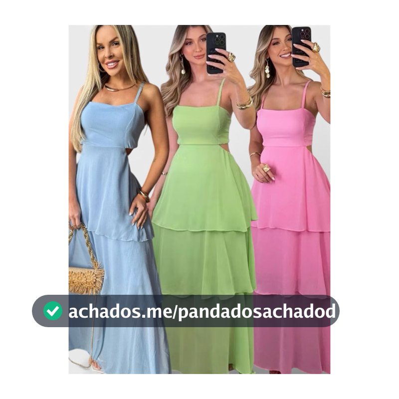 VESTIDO LONGO PARA FESTAS ESPECIAIS OU CASAMENTO SAIA DE TRÊS MARIAS