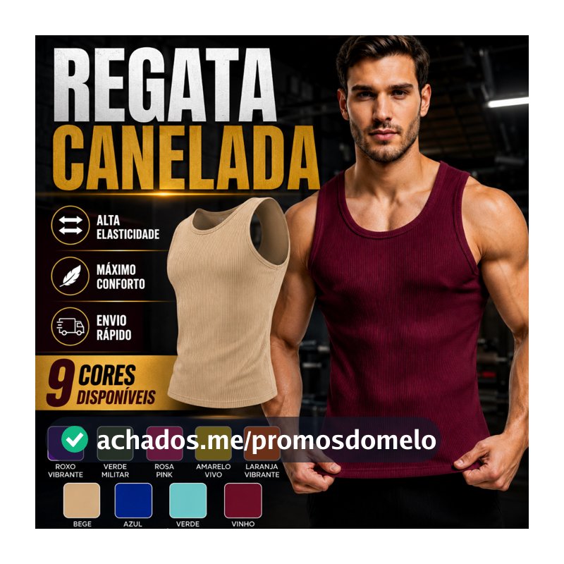 Regata Canelada Ribana Americana Básica