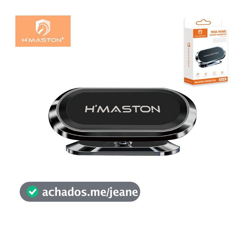H'maston CJ-51 Suporte Veicular Magnético Para Carro Celular Universal 360°