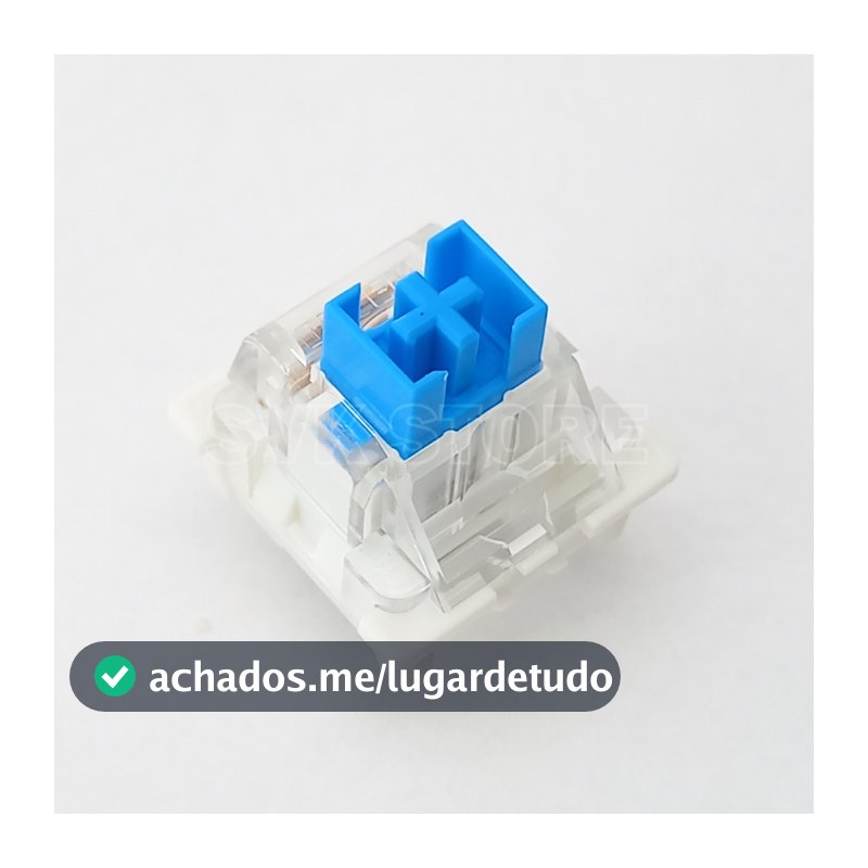Botão switch para teclado mecânico - Outemu Blue - Tátil - Switch para teclados Redragon