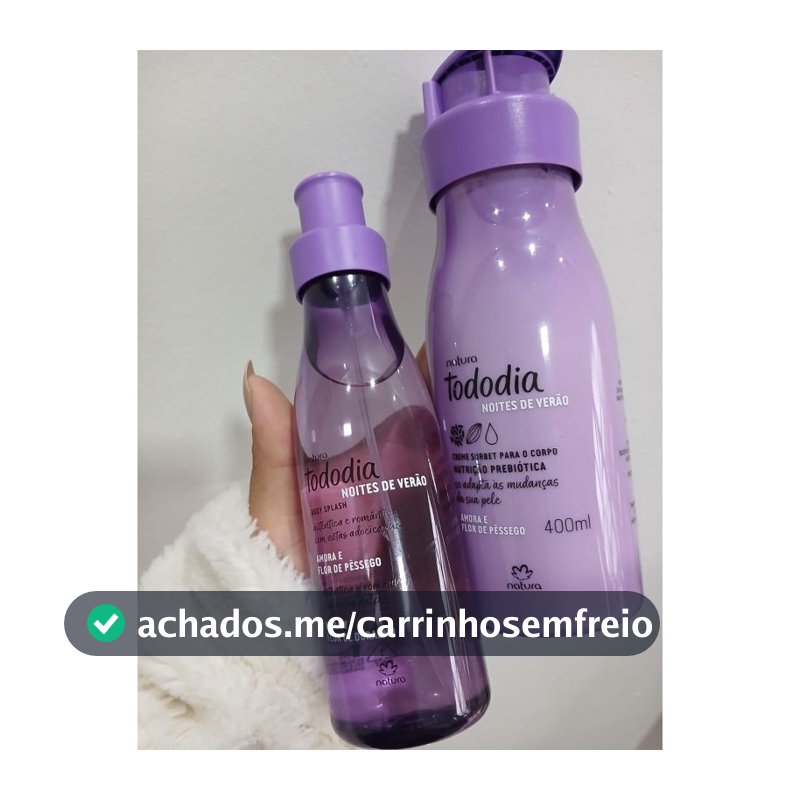 tododia Hidratante Natura Unidade ou Kit.