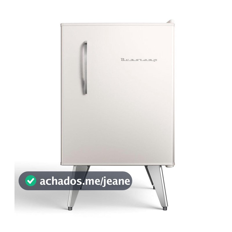 Frigobar Brastemp Retrô 76 Litros Classic White - BRA08MB