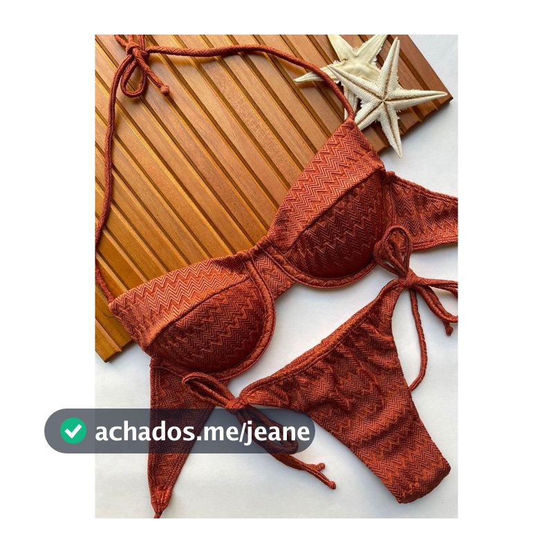 Biquíni Meia Taça Retro com bojo removível