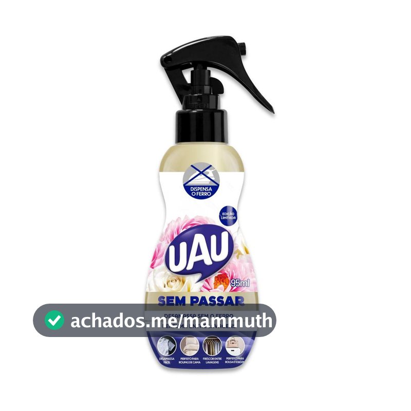 Sem Passar 95ml Uau Passa Roupas Perfumado