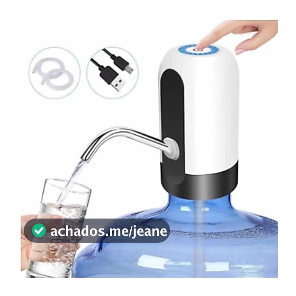 20L Bomba Elétrica De Galão Recarregável Universal Bebedouro Com Carregamento USB Para Galão Garrafão De Água