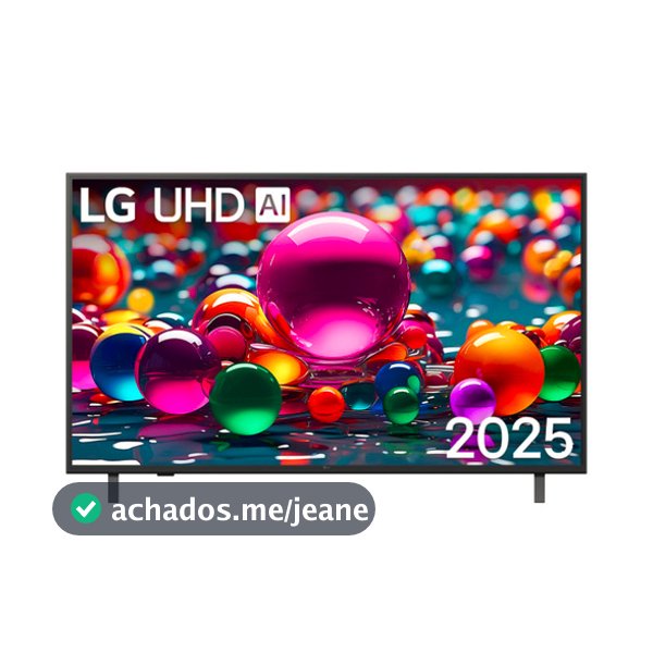 Smart TV LG 50" LED  4K HDMI USB WI-FI Bluetooth THINQ AI Alexa Apple Airplay 50AU801C0SA.BWZ