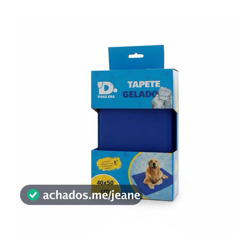 Tapete Gelado Refrescante para Pet cachorro gato 40x50cm Durável