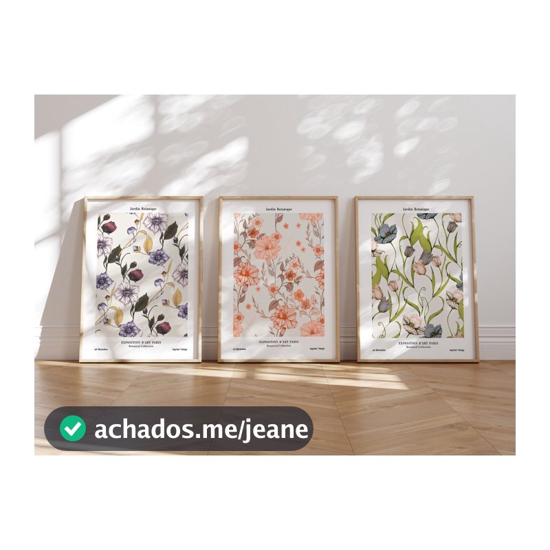 Quadro Decorativo Flores Botânico minimalista , decoração casa Quadro Decorativo Loja Minimalista tamanho grande Decoração para sala casa cozinha quarto Quadro decorativo abstrata Moderno Decoração Flores Retro arte #60