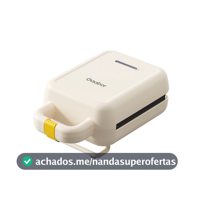 Gaabor Sanduicheira Grill Antiaderente com Aquecimento Constante Dupla Face e Frigideira SM60M-WH01A
