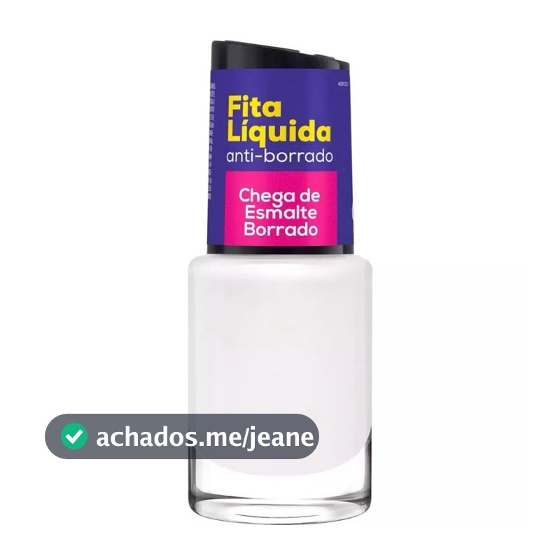Fita LÍquida Chega De Esmalte Borrado Cora Praticidade 10ML