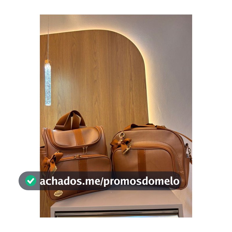 Kit Mala Maternidade 2 Peças, Material bag - Menino e Menina