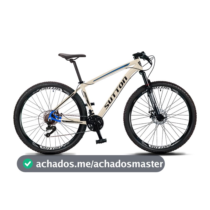 Bicicleta Aro 29 Sutton 24V index Freio Disco Alumínio Suspensão Aero MTB Raptor