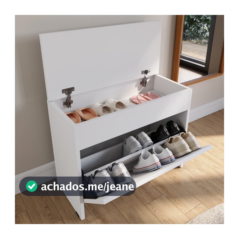 Sapateira Elite com Baú – Ideal para Hall de Entrada, Quartos e Closets