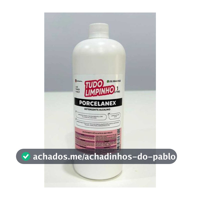 LIMPADOR PORCELANEX 1LT TUDO LIMPINHO
