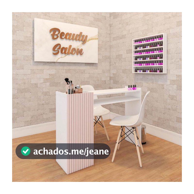 Mesa Manicure Profissional Grande Ripado Beleza Cabelereiro Unha em Gel Escrivaninha Estudo Pedicure Manicure