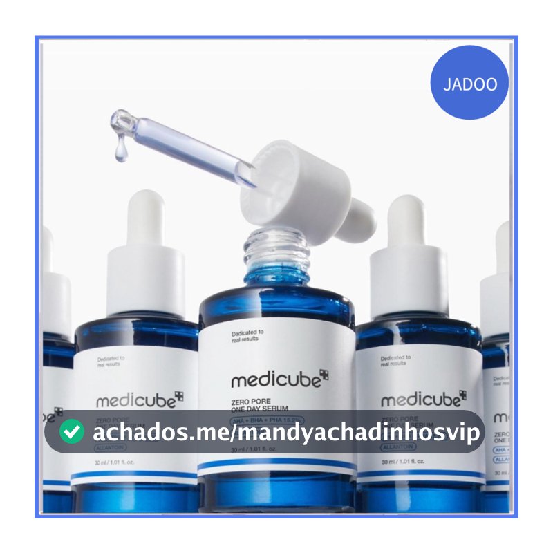 Conjunto Duplo De Soro Um Dia MEDICUBE ZERO PORE (30ml + 30ml)
