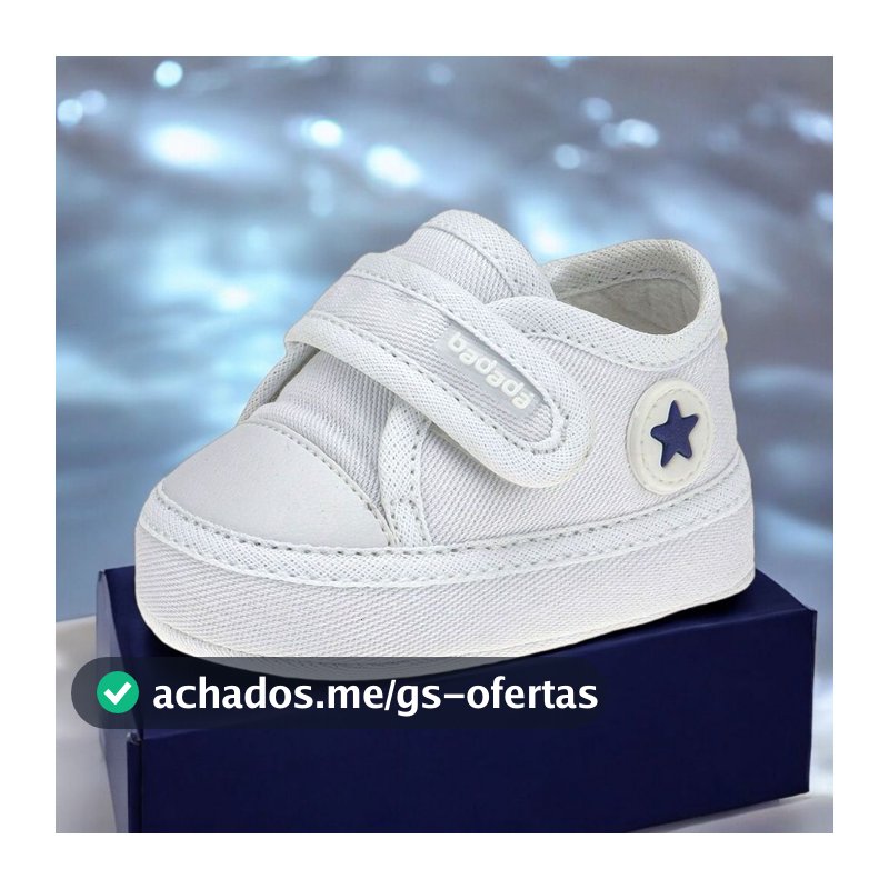 Tênis Bebê Menino Infantil masculino Branco estrela star