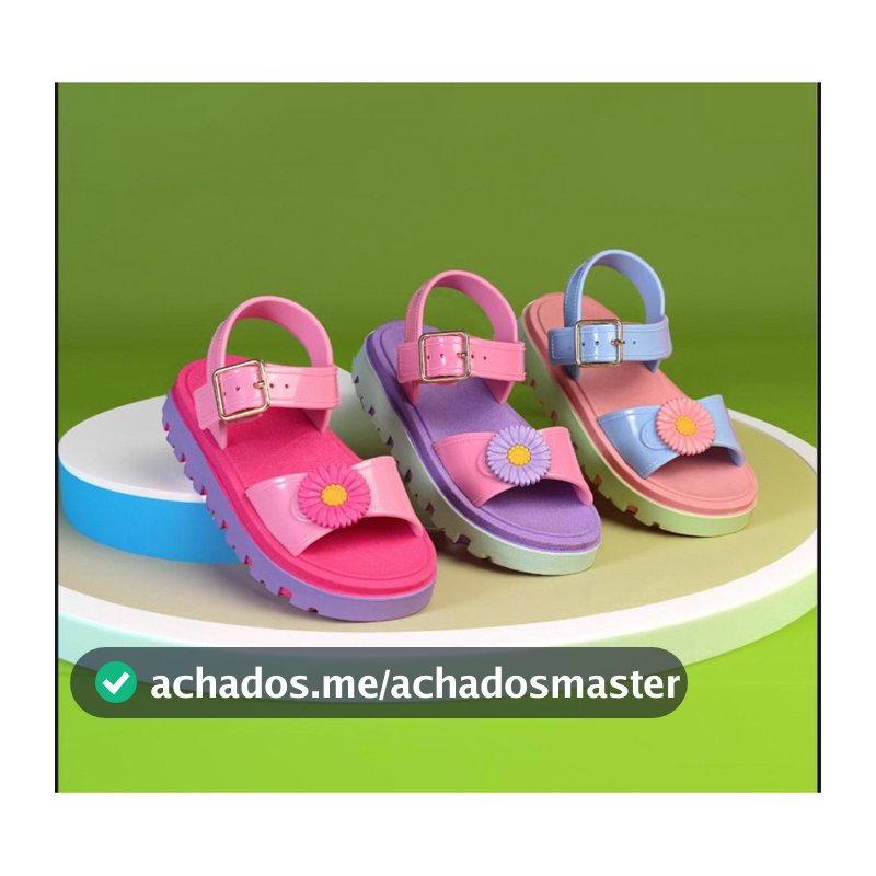 Sandália PAPETE  🌼Flor criança BABY infantil lançamento envio imediato 2025