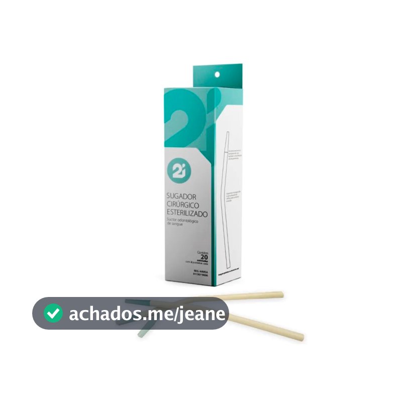 Sugador Cirurgico Plastico Descartavel 20 Unidades - 2i Health Care