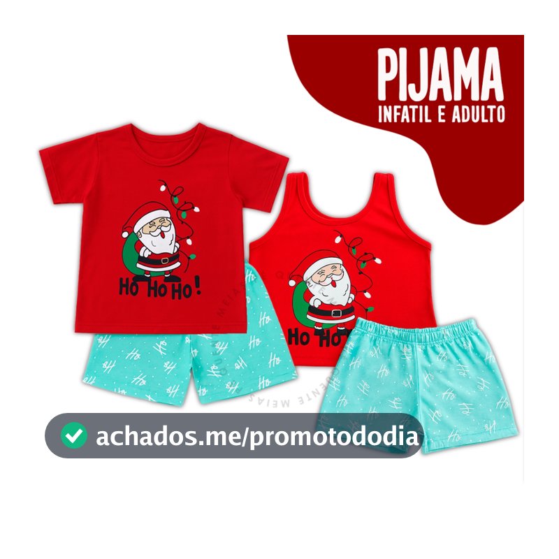 Pijama Família Natalino Verão Estampado Combinando Estampas Desenho Divertidas Conforto Premium