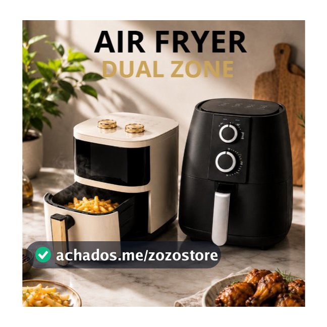 Fritadeira Elétrica Air Fryer Nakasaki 3,1L Sem Óleo para Assar, Fritar com Controle Manual