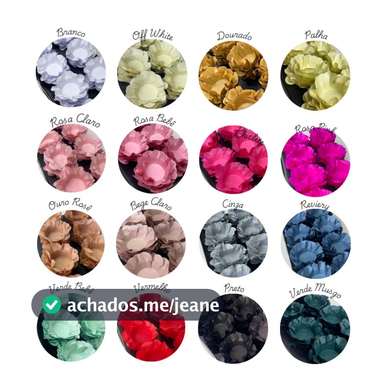Kit 300 Forminhas de Doces Finos Flor Luxo para Festa Casamento Aniversário