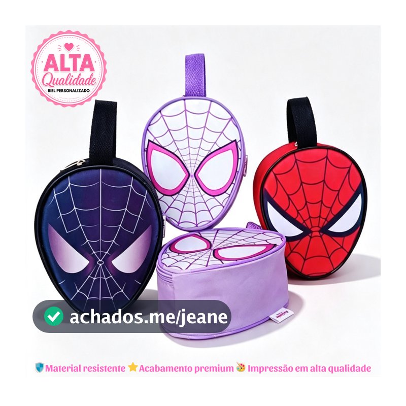Kit10/40 UNIDBolsas Homem-Aranha Personalizada com Nome | Lembrancinha Infantil festa mimo
