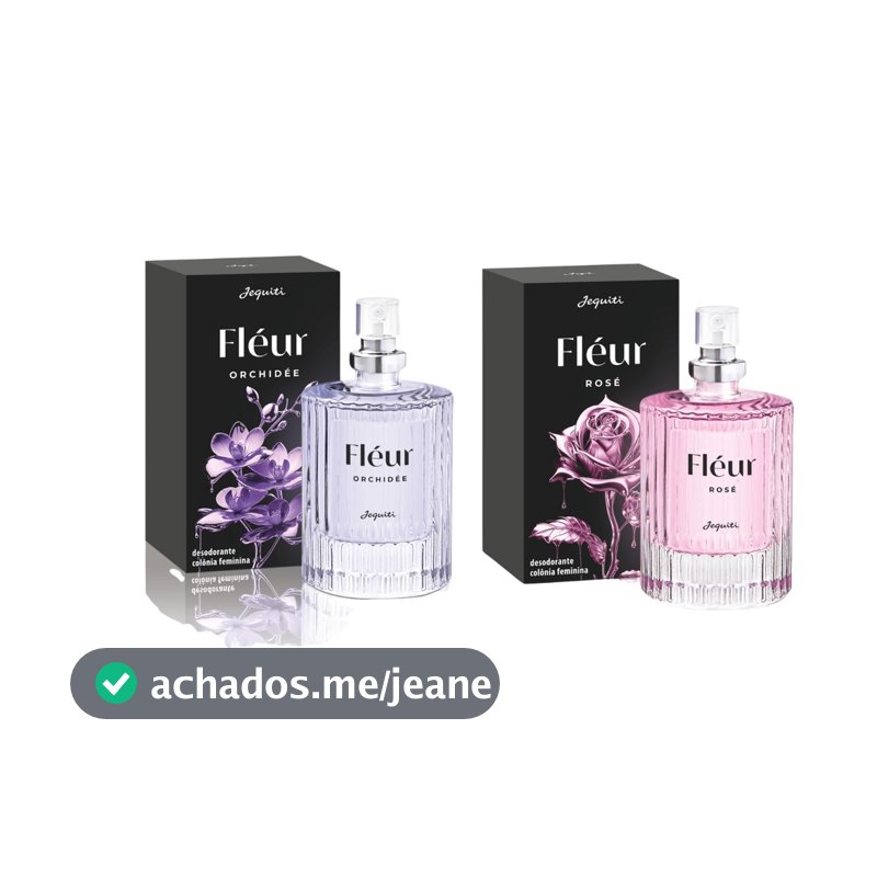 Kit Colônia Feminina Fléur Rosé + Orchidée 25ml - Jequiti