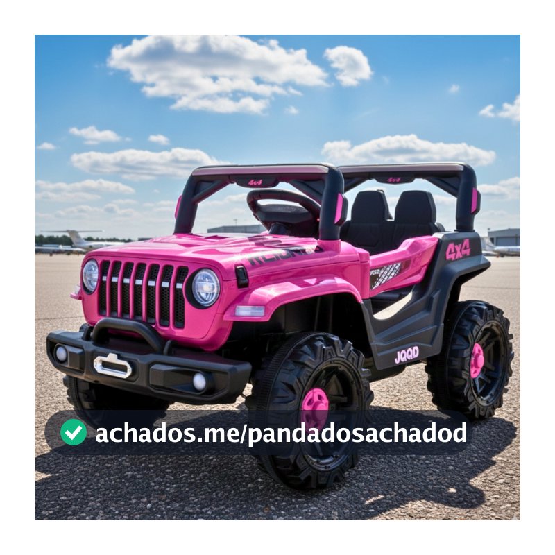 Carro Elétrico Carrinho De Passeio Infantil Jipe Elétrico 12v Quadriciclo e Controle Remoto
