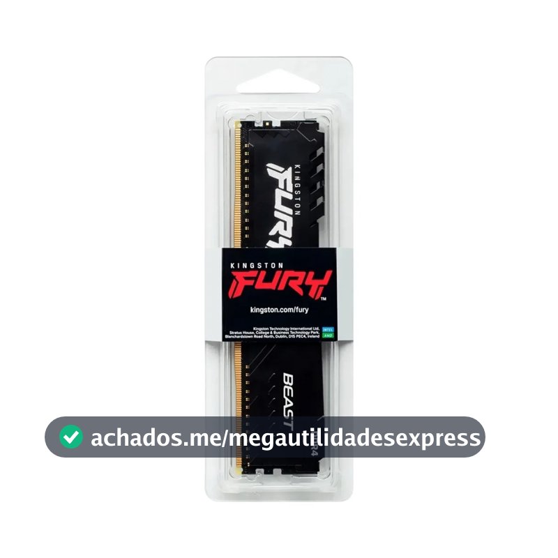 MEMORIA RAM DDR4 8GB 3200MHZ KINGSTON FURY BEAST KF432C16BB/8