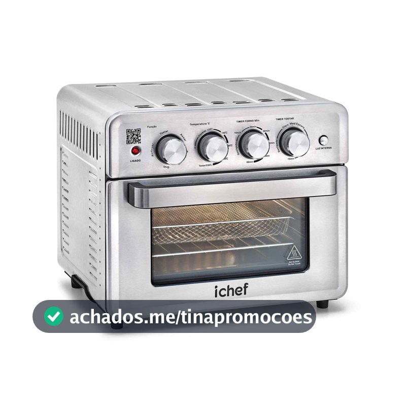 Airfryer + Forno Polishop Ichef Ovenfryer Max 26L