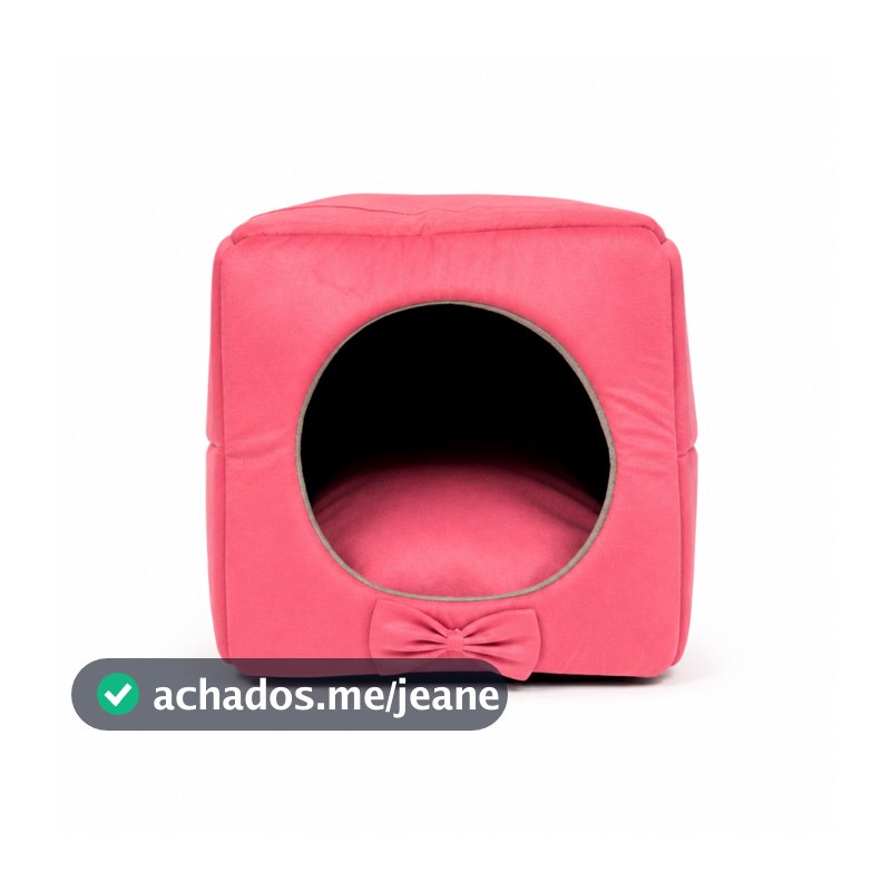 Cama Toca Iglu 3 em 1 para Cachorro Gato Tamanho P M G Lisa